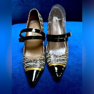 Anyi Lu Stefania Sneak/Black  Mary Jane Pump Women EU 38.5 Made in ITALY